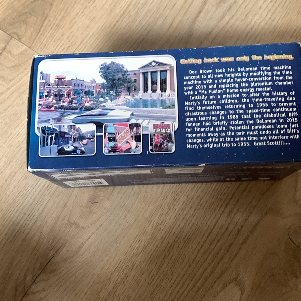 Back to the Future DeLorean Time Machine Toy Car - Silver - Picture 3 of 4